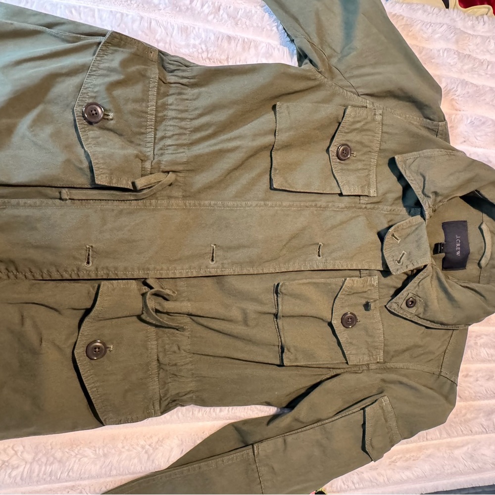 J. Crew Utility Jacket in Olive Green - Picture 3 of 5